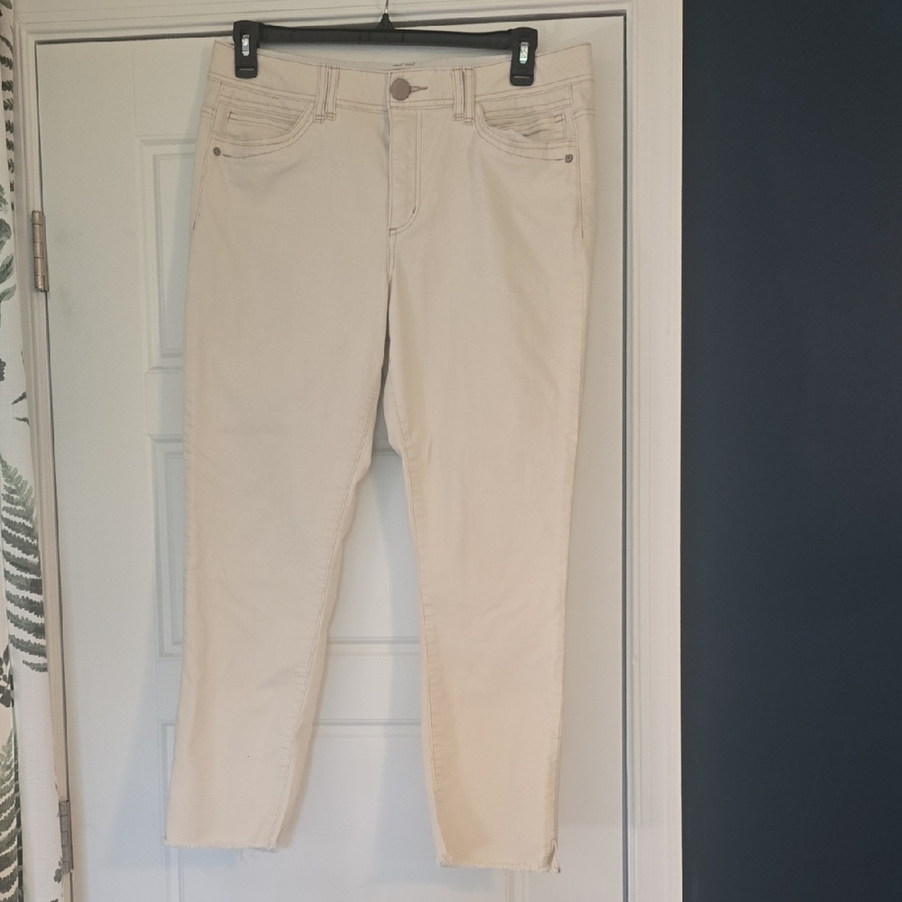 Democracy Cream Straight Leg Jeans